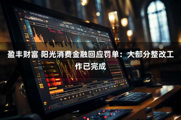 盈丰财富 阳光消费金融回应罚单：大部分整改工作已完成